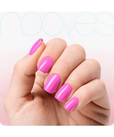  NOOVES NOOVES Nails - Premium Precursed Gel Nail Polish - Barbie Girl | Pink | Semi-Cured Gel Nail Strips | Semi-Permanent Gel Nail Stickers | Gel Nail Stickers - Buy Online on GoSupps.com