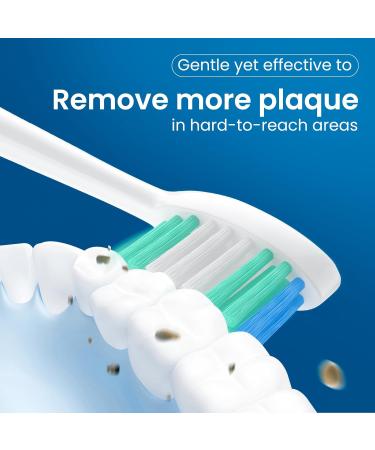10 Pack Replacement Toothbrush Heads for AquaSonic Black & Vibe Series - Compatible Electric Toothbrush Accessories - Buy Online on GoSupps.com