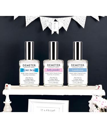 DEMETER Fresh And Clean Collection Set of 3 Unique Perfumes For Women Baby Powder Pure Soap Laundromat 1 Oz Each - Buy Online on GoSupps.com