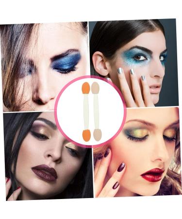 SOESFOUFU 100pcs Maquillaje Green Double Makeup Professional Latex Sided Smudger Plastic Tipped Eye Eyeliner 6.5x1.3cm Green - Buy Online on GoSupps.com