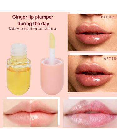 Lip Plumping Serum Day and Night Lip Plumping Moisturizer Safe for Travel Home - Buy Online on GoSupps.com