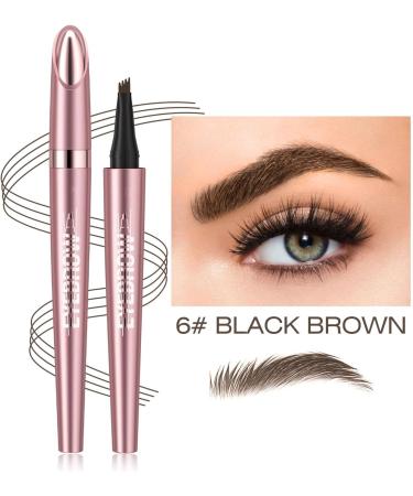 Bestvisse Waterproof Microblading Eyebrow Pencil with 4-Tip Applicator for Natural Eyebrows Long-Lasting Cosmetic Accessories - Buy Online on GoSupps.com