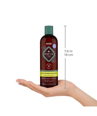 HASK HEMP Hydrating Shampoo & Conditioner Set - Color Safe Gluten-Free Sulfate-Free Paraben-Free Cruelty-Free for All Hair Types - International Shipping Available - Buy Online on GoSupps.com