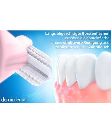 8er Demirdental Extra Soft Replacement Brushes for Philips Sonicare - Gentle Bristles for Sensitive Teeth - HX6058 - Buy Online on GoSupps.com
