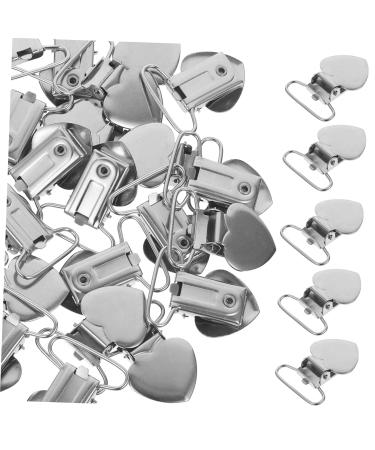 Minkissy 90 STK Peach Heart Ceiling Clip Pacifier Clips | Heart-Shaped Teething Braces | 3-Pack of Stylish Clips for Babies - Buy Online on GoSupps.com