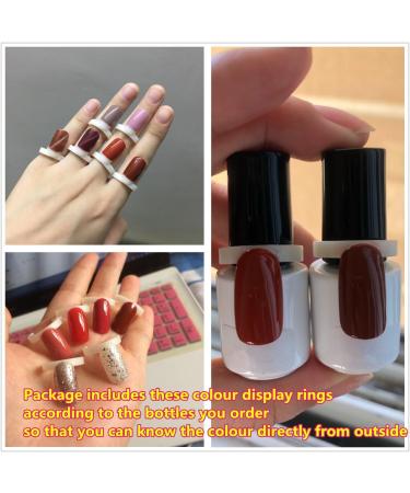 Discreet Luxury Joligel Shellac Semipermanent Gel Polish Kit for Nails UV LED Nail Varnish metallic silver + pearly champagne with glitter + emerald green + burgundy red 4pcs - Buy Online on GoSupps.com