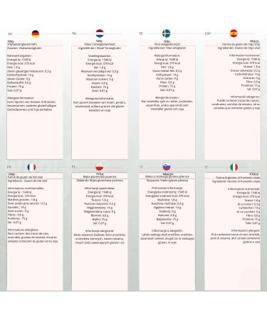 Wholefood Earth Vital Wheat Gluten Flour 3kg - Vegan & GMO-Free - Buy Online on GoSupps.com