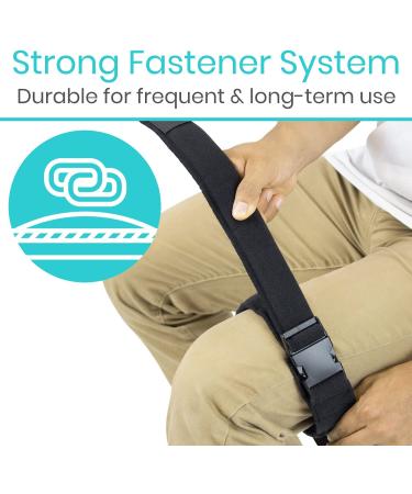 Vive Thigh Lifter Strap - Pull Up Assistance Band for Leg Movement - Transfer Device for Limited Mobility - Knee Recovery Aid for Elderly, Seniors, and Disabled - Buy Online on GoSupps.com