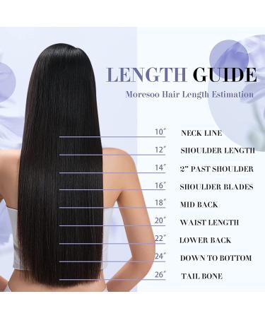 Moresoo Balayage Clip in Hair Extensions 12 Inch Brown Ombre Highlights - 5 Pieces, 70g - Natural Hair Extensions for Women - Pack of 1 (#4/10/16) - Buy Online on GoSupps.com