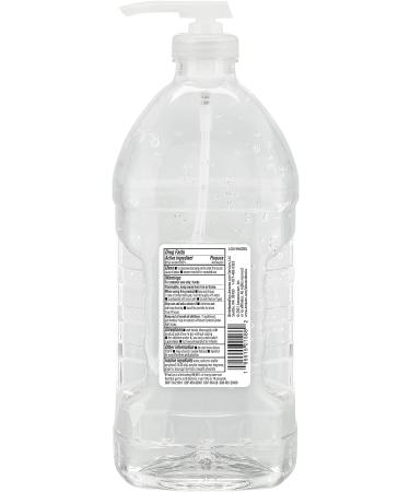 Amazon Basics Hand Sanitizer - Original Scent - 62% Ethyl Alcohol - 67.6oz - 1-Pack (Formerly Solimo) - Buy Online on GoSupps.com