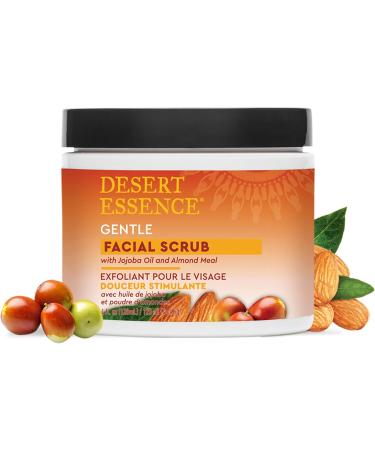Desert Essence Juice Stimulating Facial Scrub with Jojoba Oil & Almond Bran - 120ml | Exfoliating Skincare for All Skin Types - International Shipping Available - Buy Online on GoSupps.com