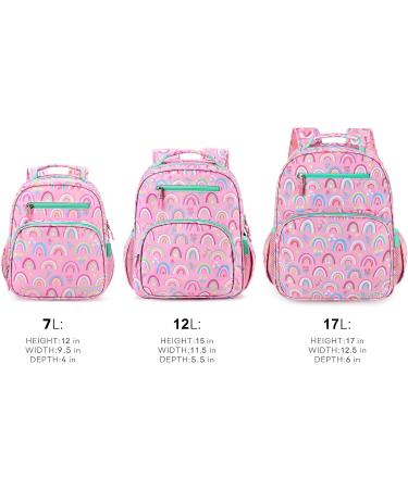 Mibasies Rainbow Toddler Backpack - Perfect for Preschool and Kindergarten, Ideal Kids Backpack for Boys and Girls - 7L Capacity - Buy Online on GoSupps.com