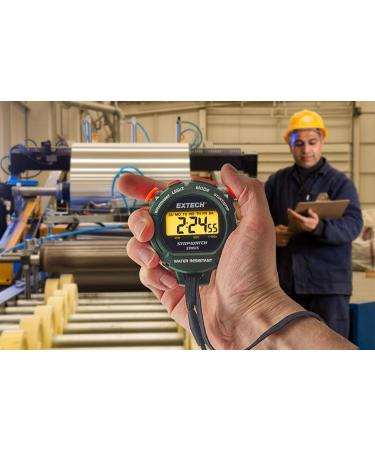 Buy Extech STW515 Stopwatch/Clock with Backlit Display - Ideal for Timing & Events | Fast International Shipping - Buy Online on GoSupps.com