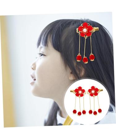 Beavorty 2 Pairs children's hanfu hairpin hair accessories for kids bow hair clips hanfu hair accessories chinese style hair pins qipao hair accessories chinese hair pins Kids Hairpins Asia - Buy Online on GoSupps.com