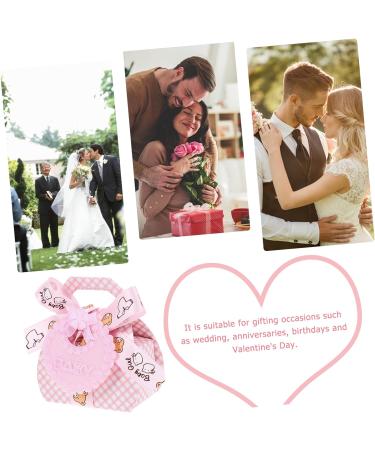 Alipis 12pcs Packing Boxes Party Candy Jars Wedding Candy Boxes Treat Boxes Cookie Boxes Biscuit Boxes Wedding Supplies Small Favor Boxes Decor Baby Non-woven Fabric Small Candies Gift Pink 6.5x3.8x8cm - Buy Online on GoSupps.com
