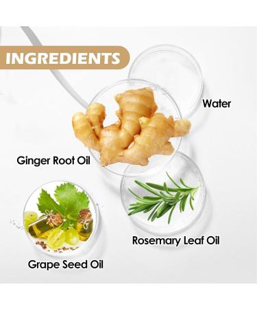 Bexdug Beard Growth Oil | Natural Moisturizing 30ml Rosemary & Ginger Care | Strengthens & Nourishes Facial Hair - Buy Online on GoSupps.com