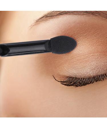 SOESFOUFU 10pcs Dual Sided Eye Shadow Brush Eye Shadow Sponge Applicator Eyeshadow Stick Brush Paupi re Black - Buy Online on GoSupps.com