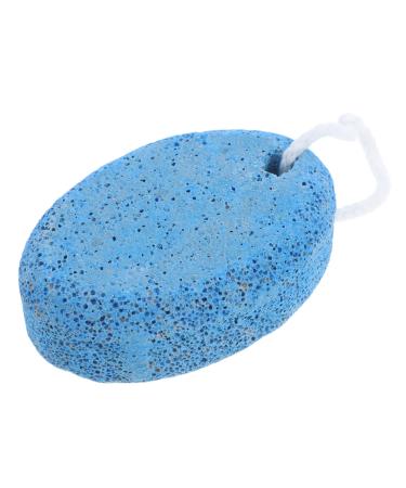 Holibanna Pierre Color e Pierre Pour Exfoliation Outil De P dicure Naturel Pour limination De Peau Morte Et Soin Massant Relaxant Bleu