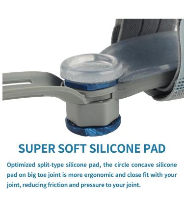 Bunion Corrector for Men & Women - Adjustable Hallux Valgus Splint & Toe Straightener with Silicone Pad - Relief & Support for Left/Right Feet - Buy Online on GoSupps.com
