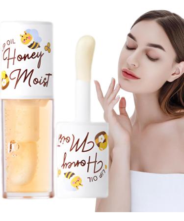  LINGJIONG Long Lasting Moisturizing Lip Oil Clear Lip Oil for Dry Lips - Buy Online on GoSupps.com
