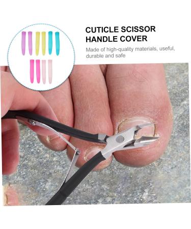 minkissy 5 Pairs Cuticle Nipper Handle Sleeve Cuticle Handle Cover Pedicure Tools Nail Cleaner Art Tools Silicone Scissor Cap Nail Trimmer Manicure Tools Silica Gel Non-Slip Nail Scissors - Buy Online on GoSupps.com