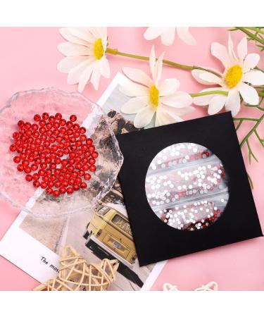 Casytomer 2080 Pieces Flat Bottom Red Crystal Rhinestone Round Gems - S6 S16 | Shop Now! - Buy Online on GoSupps.com