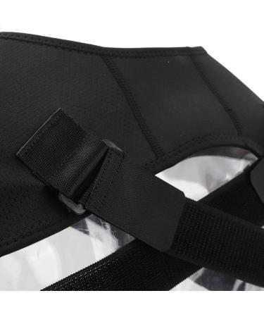 Shoulder Stability Brace - Double Support for Injury Prevention | Sweat-Wicking Black Brace for Running (S) - International Shipping Available - Buy Online on GoSupps.com