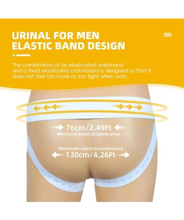 Wearable Urinal for Men - Reusable Portable Silicone Urinals with 2000ml 1000ml & 500ml Leg Bags | Ideal Urinary Drainage System for Elderly & Bedridden Patients - Buy Online on GoSupps.com