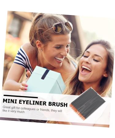 WOONEKY 100pcs Disposable Eyeliner Brush Lip Scrubber Tool Fine Liner Brush Eyeliner Makeup 9x6.5cm As Shown - Buy Online on GoSupps.com