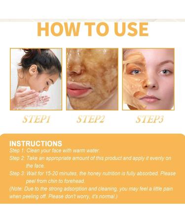 Retinol Snake Venom Gold Mask Anti-Aging Gold Face Mask Deeply Cleans Moisturizing Skin New Gold Mask Rejuvenating Gold Peel Off Mask Dry Skin(2pc) - Buy Online on GoSupps.com