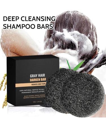  HADAVAKA Moisturizing & Nourishing Hair Blackening Soap Scalp Cleansing & Care Soap Antigrey Root Activator Bar For Shiny Mane (2PCS - Buy Online on GoSupps.com