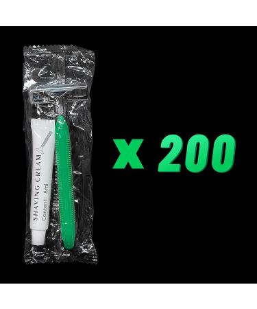 Buy (200 Pack) Kheoxusa Disposable Razors | Bulk Individually Wrapped Razors for Men & Women | Best Quality Multipurpose Razors - Buy Online on GoSupps.com