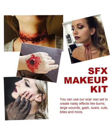 Ultimate Halloween SFX Makeup Kit | Fake Wound Molding Wax & Coagulated Blood Gel - Buy Online on GoSupps.com