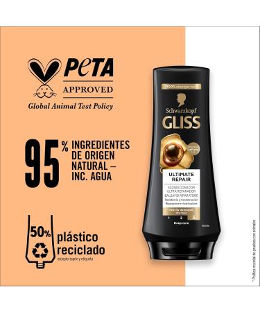 Gliss Ultimate Repair Conditioner Pack of 6 (1200 ml) - Deep Repair & Nourishment for Damaged Hair | International Shipping Available - Buy Online on GoSupps.com