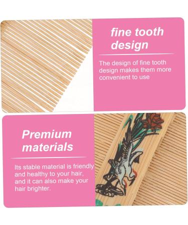 Veemoon Peigne En Bambou Dents Denses Double Face 2 Pi ces Antistatique Portable Pour Soin Des Cheveux Et limination Des Pellicules Usage Domestique Multifonction Adapt Gar on Et Filles - Buy Online on GoSupps.com