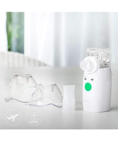 Buy Medisana In 525 Portable Inhalator - Ultrasound Technology for Colds & Asthma | Ideal for Adults & Kids | Includes Mouthpiece & Mask | International Shipping - Buy Online on GoSupps.com