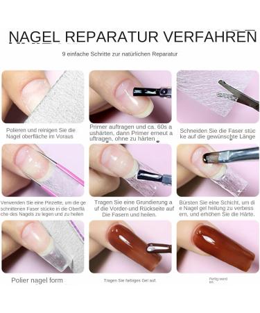  Generisch Split nail repair - 5g - File brush tweezers - Strengthening gel - Nail care - Daily care for women - Buy Online on GoSupps.com