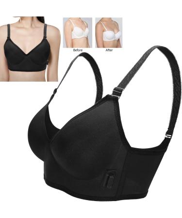 Heating Bra USB Black Plug-In - Breast Enhancement & Shaping Massage Bra - Buy Online on GoSupps.com