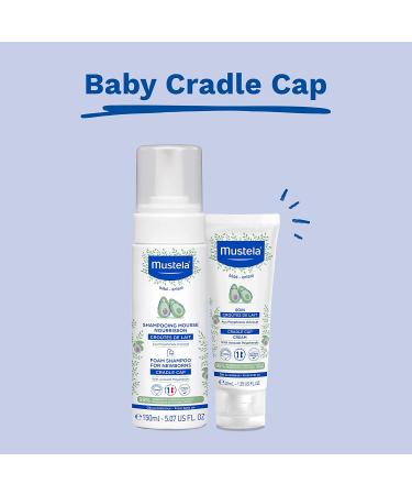Mustela Cradle Cap Cream 1.35 fl oz - Gentle Relief for Baby's Scalp - Buy Online on GoSupps.com