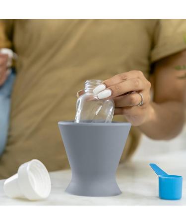 Ingenuity Bokee Hands-Free Baby Bottle Holder - Grey - Buy Online on GoSupps.com