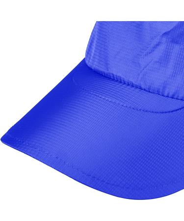Water Resistant Reflective Running Cap | Breathable Ultralight Sport Hat for Men and Women - Blue - Buy Online on GoSupps.com