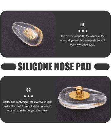 Buy Magiclulu Glasses Nose Pads - 15 Pairs Silicone Cushions for Glasses Frame Repair | A3 Accessories - Buy Online on GoSupps.com