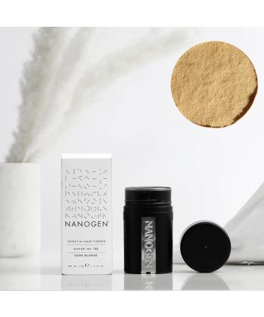 Nanogen Hair Fibres Dark Blonde 15g - Instantly Conceals Thinning Hair - Pack of 1 - Buy Online on GoSupps.com