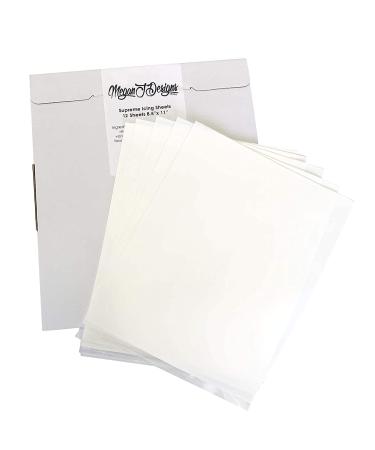 Supreme Icing Sheets 12 Pack Premium White 8.5 x 11 - MeganJDesigns - Buy Online on GoSupps.com