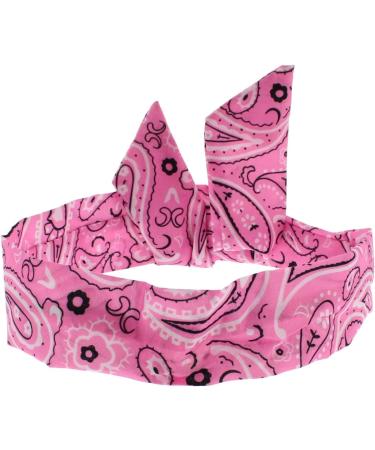 Topkids Accessories Paisley Wire Headbands for Women's Hair Girls Headbands Hair Bands for Women Hair Accessories for Women Head Bands Adult Women Women's Fashion Headbands (Light Pink) - Buy Online on GoSupps.com