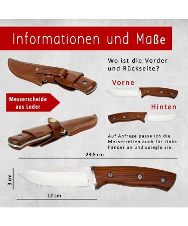 WOLFSARTIG Personalized Hunting Knife - Engraved Gifts for Hunters | Perfect for Birthdays Father's Day & Christmas - Buy Online on GoSupps.com