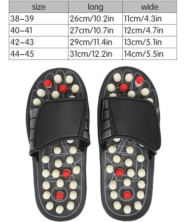 Topincn Foot Massager Slippers - Acupressure Reflex Zone Massage Sandals for Stress Relief | Perfect Gift Size 42-43 - Buy Online on GoSupps.com