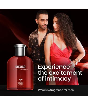 Bo.mbay Sh.aving Company Perfum For Unisex| Me.xico Premium Fragrances For Men 100ml | long lasting perfume |Pack of 1 - Buy Online on GoSupps.com