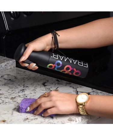 Framar Premium Hair Spray Bottle - Fine Mist Mister for Hair & Plants | Continuous Water Spray Bottle in Black - Buy Online on GoSupps.com