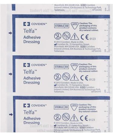 Telfa Adhesive Dressing - Soft breathable and sterile wound care solution | International Shipping Available - Buy Online on GoSupps.com